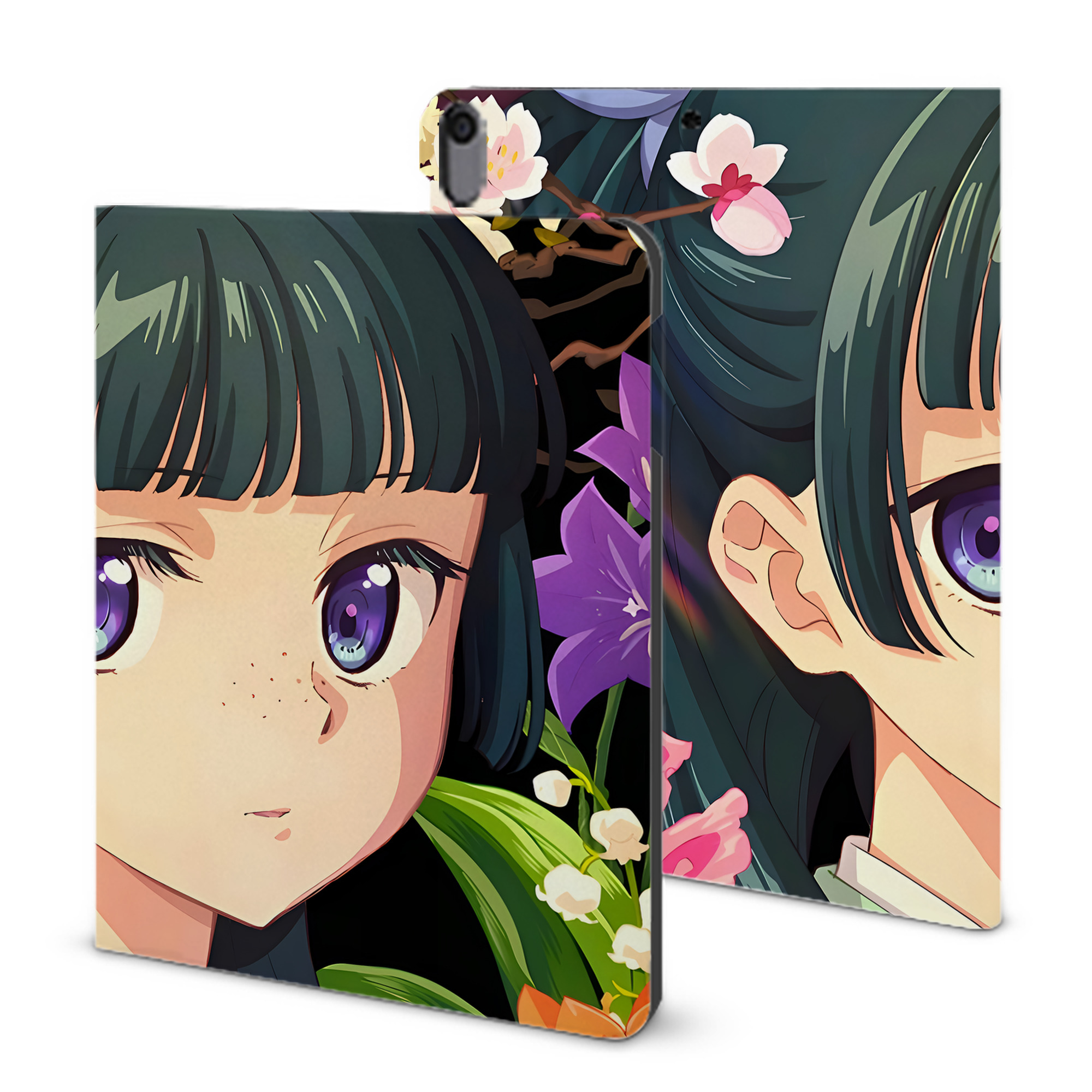 （画像用） 薬屋のひとりごと The Apothecary Diaries IPad ケース ブック型 PUレザー TPU 耐衝撃 軽量 薄型 ペン収納なし 全面保護 IPad 各モデル対応